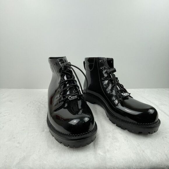 Circus by Sam Edelman Knox Women's Moto Combat Boots‎ Black Patent Leather Sz 8 - Picture 5 of 16